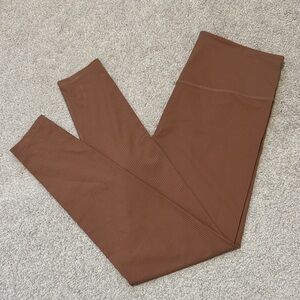 Girlfriend Collective Ribbed high-Rise Leggings 28" Beige SzXXL